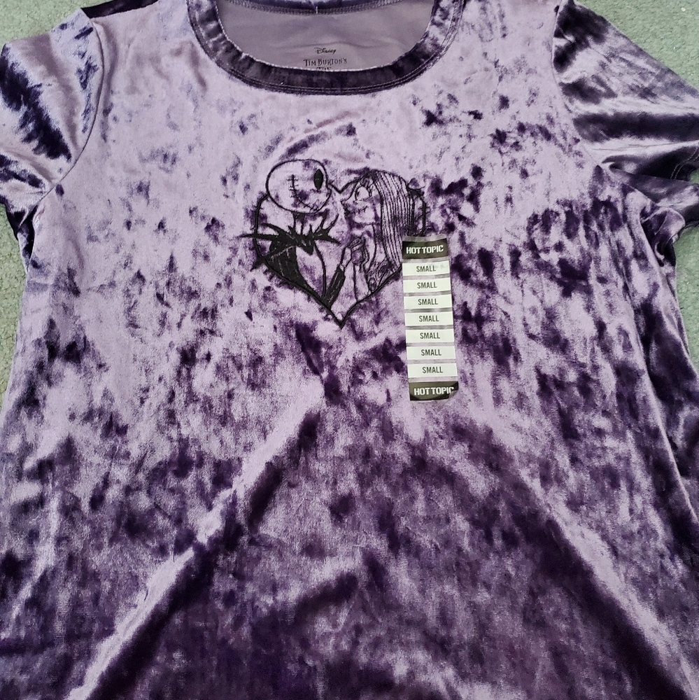 Jack and Sally Velvet Top